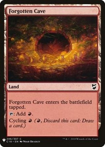 画像1: [EX+]忘れられた洞窟/Forgotten Cave《英語》【Reprint Cards(Mystery Booster)】 (1)