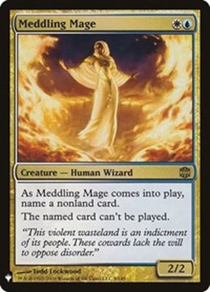 画像1: [EX+]翻弄する魔道士/Meddling Mage《英語》【Reprint Cards(Mystery Booster)】 (1)