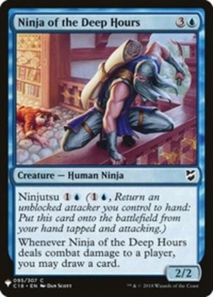 画像1: [EX+]深き刻の忍者/Ninja of the Deep Hours《英語》【Reprint Cards(Mystery Booster)】 (1)