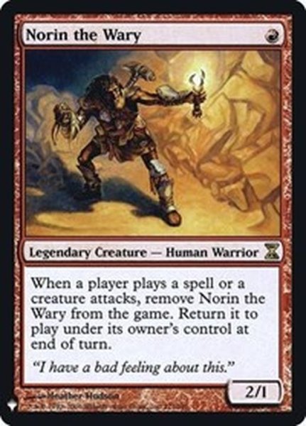 画像1: [EX+]二の足踏みのノリン/Norin the Wary《英語》【Reprint Cards(Mystery Booster FOIL)】 (1)
