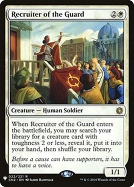 画像1: [EX+]護衛募集員/Recruiter of the Guard《英語》【Reprint Cards(Mystery Booster)】 (1)