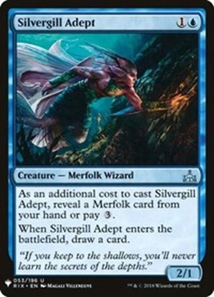 画像1: [EX+]銀エラの達人/Silvergill Adept《英語》【Reprint Cards(Mystery Booster)】 (1)