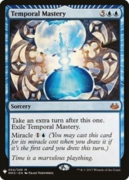 画像1: [EX+]時間の熟達/Temporal Mastery《英語》【Reprint Cards(Mystery Booster)】 (1)