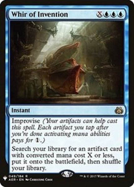 画像1: [EX+]発明品の唸り/Whir of Invention《英語》【Reprint Cards(Mystery Booster)】 (1)