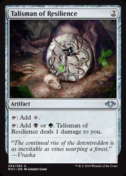 画像1: [EX+]反発のタリスマン/Talisman of Resilience《英語》【MH1】 (1)