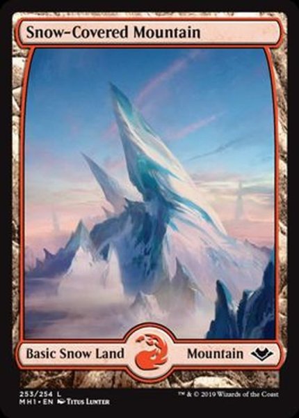 画像1: 冠雪の山/Snow-Covered Mountain《英語》【MH1】 (1)