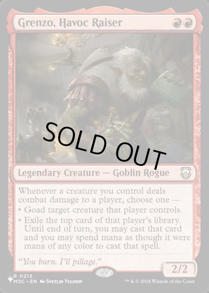 画像1: (M3C)騒乱の発端、グレンゾ/Grenzo, Havoc Raiser《英語》【Reprint Cards(Secret Lair Commander)】 (1)