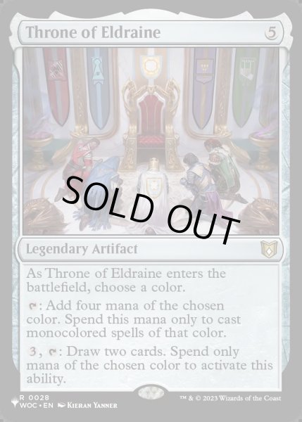 画像1: (WOC)エルドレインの玉座/Throne of Eldraine《英語》【Reprint Cards(Secret Lair Commander)】 (1)