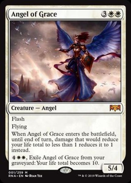 恩寵の天使 Angel Of Grace 英語 Rna カードラッシュ Mtg