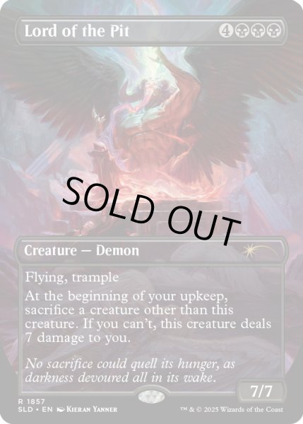 画像1: [EX+](FOIL)(1857)奈落の王/Lord of the Pit《英語》【SLD】 (1)