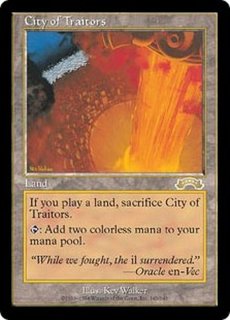 MTG 裏切り者の都 英語版 City of Traitors-