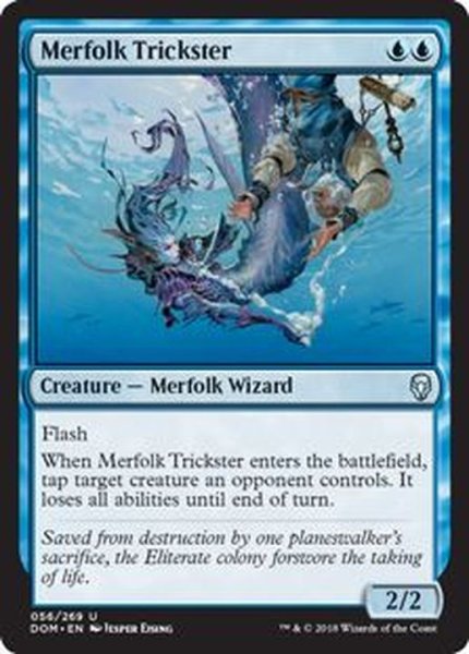 画像1: マーフォークのペテン師/Merfolk Trickster《日本語》【DOM】 (1)