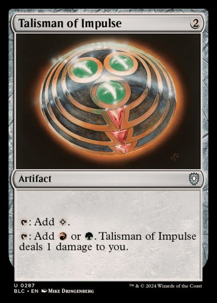 画像1: [EX+]衝動のタリスマン/Talisman of Impulse《英語》【BLC】 (1)