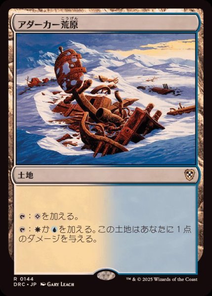 画像1: アダーカー荒原/Adarkar Wastes《日本語》【DRC】 (1)
