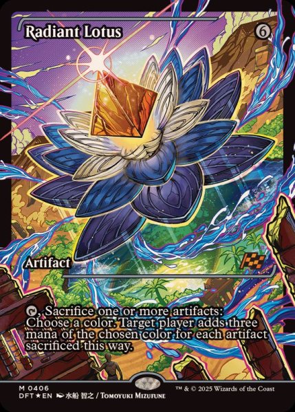 画像1: (FOIL)(ショーケース枠)光輝の睡蓮/Radiant Lotus《英語》【DFT】 (1)