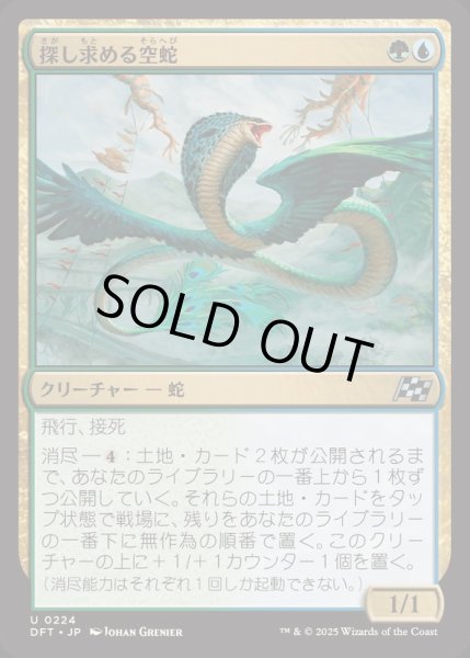 画像1: [EX+](FOIL)探し求める空蛇/Skyserpent Seeker《日本語》【DFT】 (1)