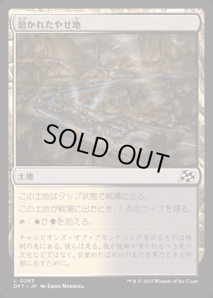 画像1: [EX+](FOIL)磨かれたやせ地/Scoured Barrens《日本語》【DFT】 (1)