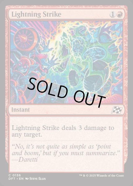 画像1: [EX+](FOIL)稲妻の一撃/Lightning Strike《英語》【DFT】 (1)
