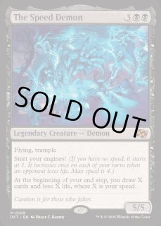 MTG スピードデーモン ボーダーレス ファーストプレイスfoil 英語版 105)《スピードデーモン/The Speed Demon》[DFT] 黒R | 日本最大