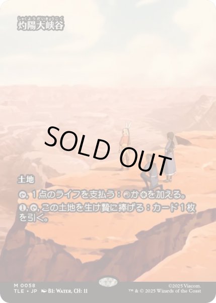 画像1: (フルアート)灼陽大峡谷/Sunbaked Canyon《日本語》【TLE】 (1)