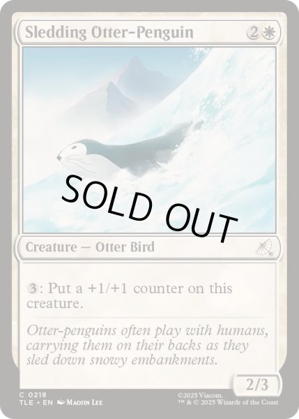 画像1: (0218)滑るカワウソペンギン/Sledding Otter-Penguin《英語》【TLE】 (1)