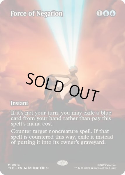 画像1: [EX+](フルアート)否定の力/Force of Negation《英語》【TLE】 (1)