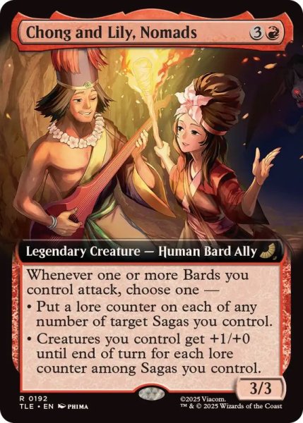 画像1: (FOIL)(フルアート)放浪の民、チョンとリリィ/Chong and Lily, Nomads《英語》【TLE】 (1)