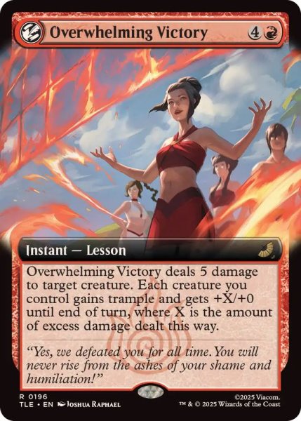 画像1: (FOIL)(フルアート)圧倒的勝利/Overwhelming Victory《英語》【TLE】 (1)