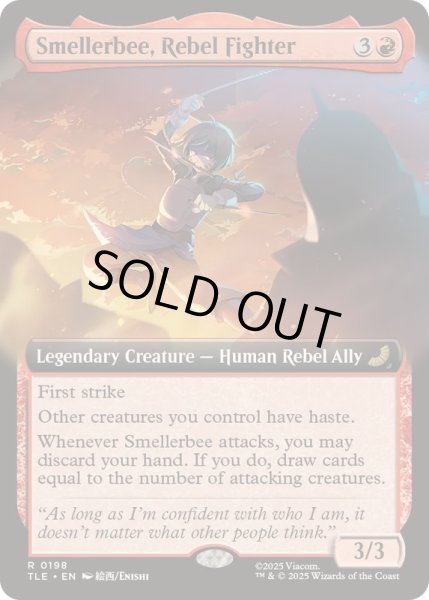 画像1: (フルアート)叛徒の戦士、スメラビー/Smellerbee, Rebel Fighter《英語》【TLE】 (1)