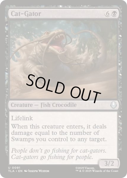 画像1: [EX+]ナマズワニ/Cat-Gator《英語》【TLA】 (1)