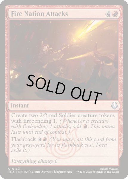 画像1: [EX+]火の国の攻撃/Fire Nation Attacks《英語》【TLA】 (1)