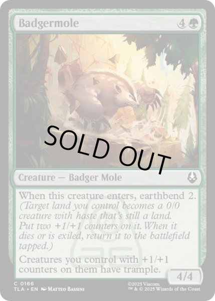 画像1: [EX+]アナグマモグラ/Badgermole《英語》【TLA】 (1)