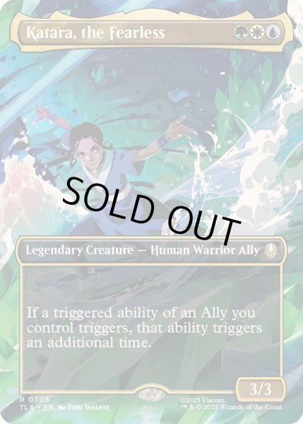 画像1: [EX+](フルアート)恐れを知らぬ者、カタラ/Katara, the Fearless《英語》【TLA】 (1)