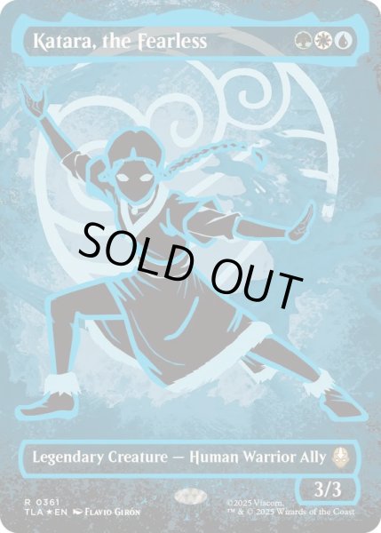 画像1: [EX+](ネオンブルーFOIL)(フルアート)恐れを知らぬ者、カタラ/Katara, the Fearless《英語》【TLA】 (1)