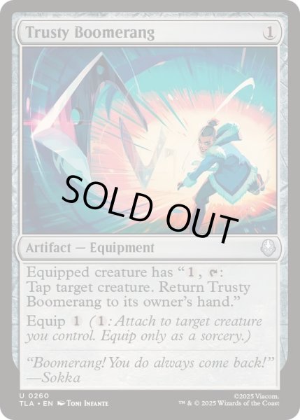画像1: [EX+]頼りのブーメラン/Trusty Boomerang《英語》【TLA】 (1)
