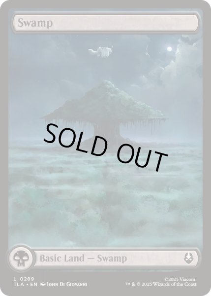 画像1: [EX+](フルアート)(0289)沼/Swamp《英語》【TLA】 (1)