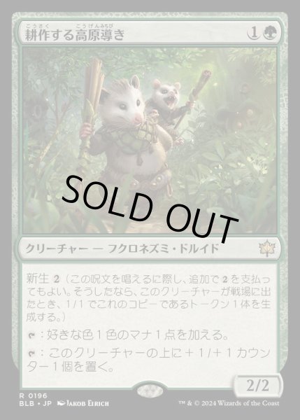 画像1: (FOIL)耕作する高原導き/Tender Wildguide《日本語》【BLB】 (1)