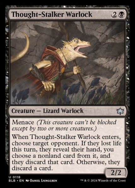 画像1: (FOIL)思考忍びの邪術師/Thought-Stalker Warlock《英語》【BLB】 (1)