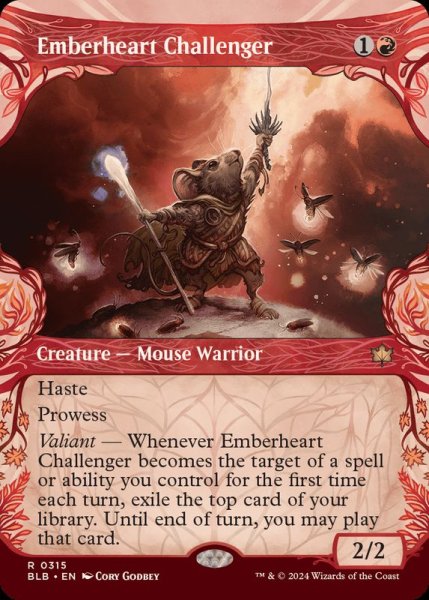 画像1: (ショーケース枠)熾火心の挑戦者/Emberheart Challenger《英語》【BLB】 (1)