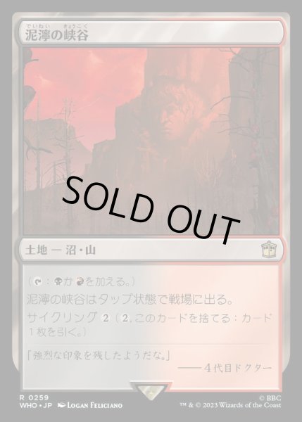 画像1: [EX+](FOIL)泥濘の峡谷/Canyon Slough《日本語》【WHO】 (1)