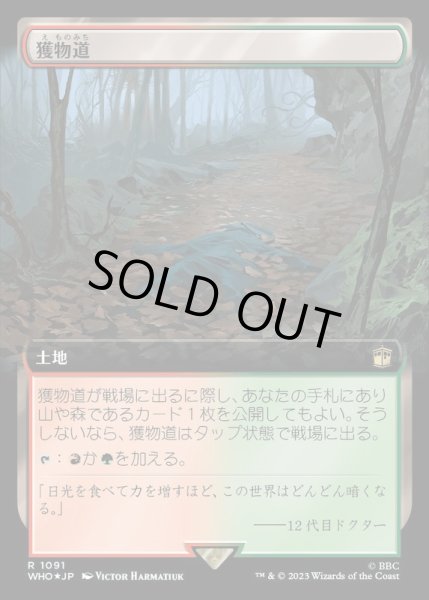 画像1: [EX+](サージFOIL)(フルアート)獲物道/Game Trail《日本語》【WHO】 (1)