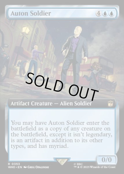 画像1: [EX+](フルアート)オートンの兵士/Auton Soldier《英語》【WHO】 (1)
