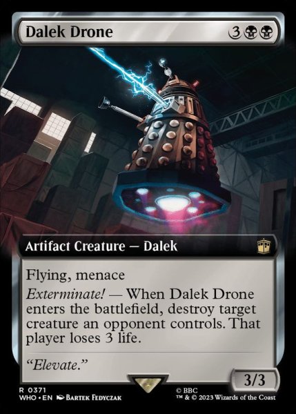 画像1: (フルアート)ダーレクのドローン/Dalek Drone《英語》【WHO】 (1)