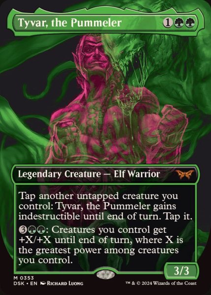 画像1: [EX](フルアート)猛打者、タイヴァー/Tyvar, the Pummeler《英語》【DSK】 (1)
