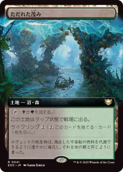 画像1: (フルアート)ただれた茂み/Festering Thicket《日本語》【EOC】 (1)