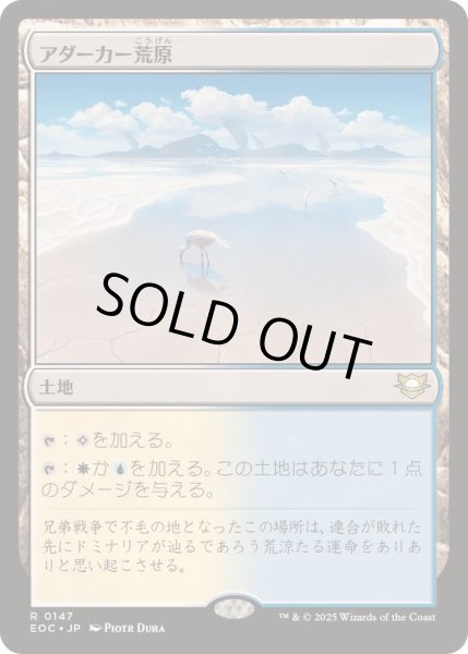 画像1: [EX+]アダーカー荒原/Adarkar Wastes《日本語》【EOC】 (1)