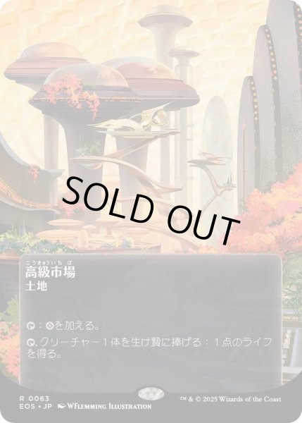 画像1: [EX+](フルアート)(0063)高級市場/High Market《日本語》【EOS】 (1)
