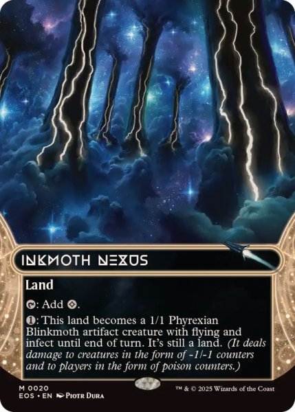 画像1: (フルアート)(0020)墨蛾の生息地/Inkmoth Nexus《英語》【EOS】 (1)