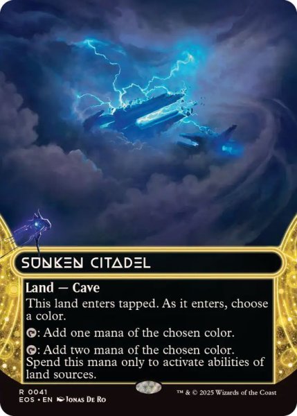 画像1: (フルアート)(0041)沈んだ城塞/Sunken Citadel《英語》【EOS】 (1)