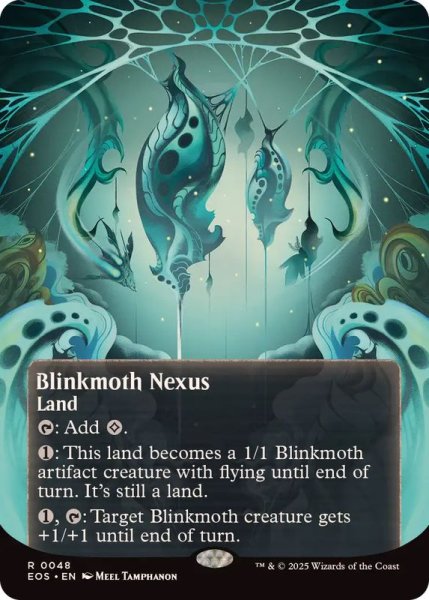 画像1: (FOIL)(フルアート)(0048)ちらつき蛾の生息地/Blinkmoth Nexus《英語》【EOS】 (1)